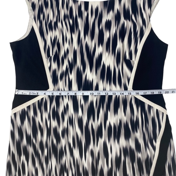 Planet Sleeveless Ikat Fully Lined Dress Zip Up Back  - Size 14 - Picture 11 of 12